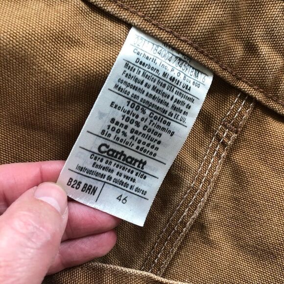 Carhartt Washed Duck Work Short Made in USA 46 - Picture 6 of 7
